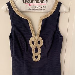 Lilly Pulitzer structured tank, Size 4